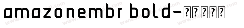 amazonembr bold字体转换